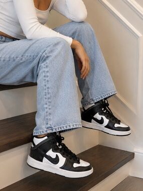 Nike Dunk High Up “Panda” Sneakers